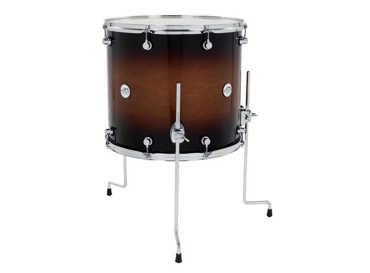 DW Design Series 16x18 Tobacco Burst Lacquer, Chrome HW 