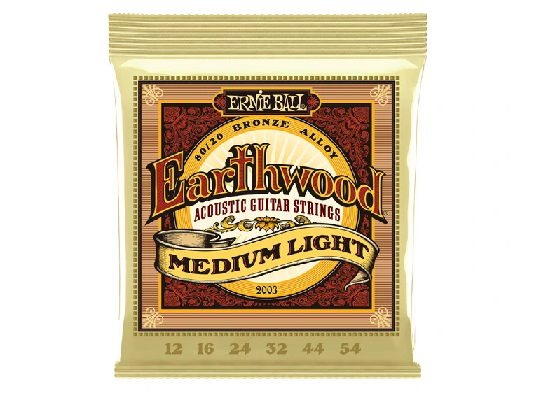 Ernie Ball EB-2003 Earthwood Bronze Acoustic Medium Light 