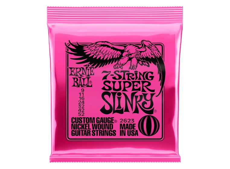 Ernie Ball EB-2623 Slinky Nickelwound (009-052) 7-STR Super Slinky 
