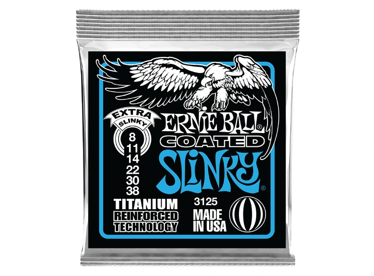 Ernie Ball EB-3125 RPS Coated Electric Extra Slinky 008-038 