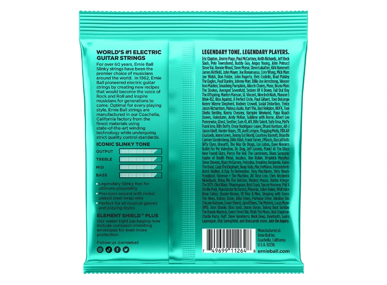 Ernie Ball EB-2626 Slinky Nickelwound (012-056) Not Even Slinky 