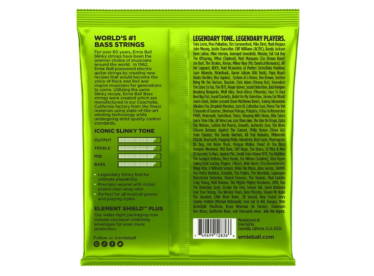 Ernie Ball EB-2836 Roundwound 5-string Regular Slinky 045-13 