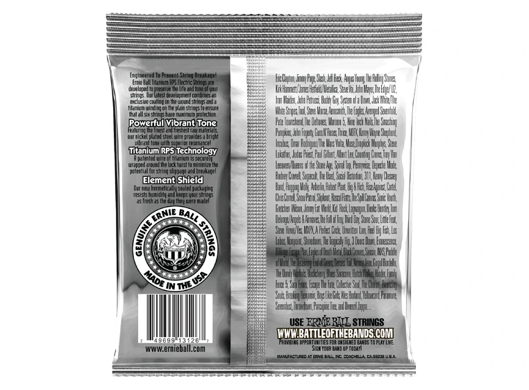 Ernie Ball EB-3126 RPS Coated Electric (012-056) Not Even Slinky 
