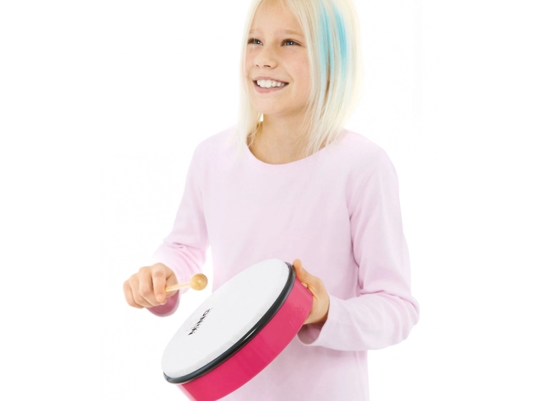 Nino Percussion 45-SP Håndtromme 8" Strawberry Pink 
