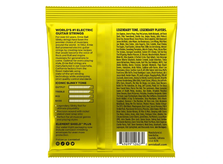 Ernie Ball EB-2627 Slinky Nickelwound Beefy Slinky 011-054 