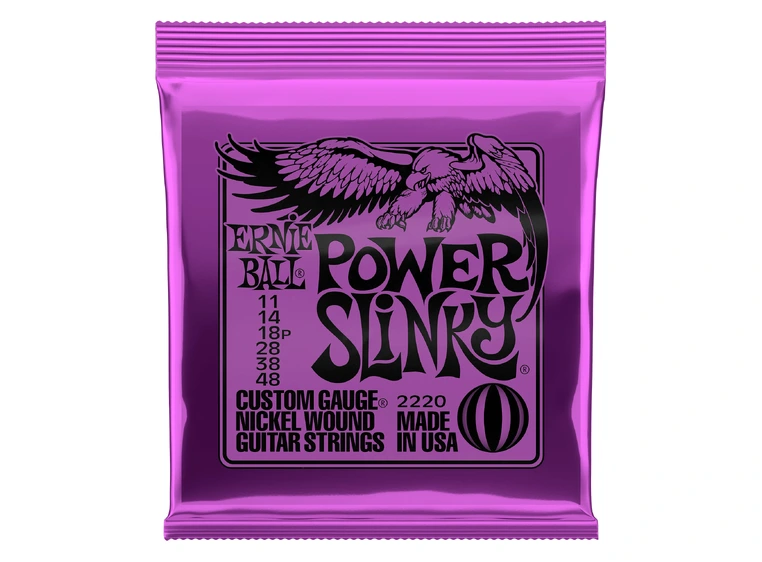 Ernie Ball EB-2220 Slinky Nickelwound Power Slinky 011-048 