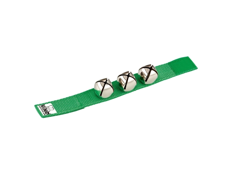 Nino Percussion 961GR Håndleddsbjeller 3 Bjeller, Green 