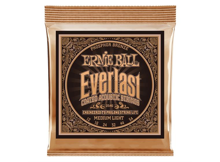 Ernie Ball EB-2546 Everlast Med-Light (012-054) Phosphor Bronze