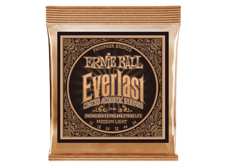 Ernie Ball EB-2546 Everlast Med-Light (012-054) Phosphor Bronze 