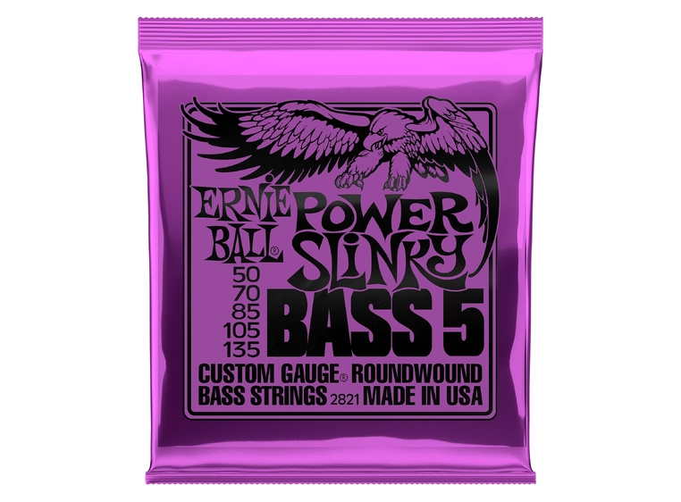 Ernie Ball EB-2821 Roundwound 5-string (050-135) Power Slinky 