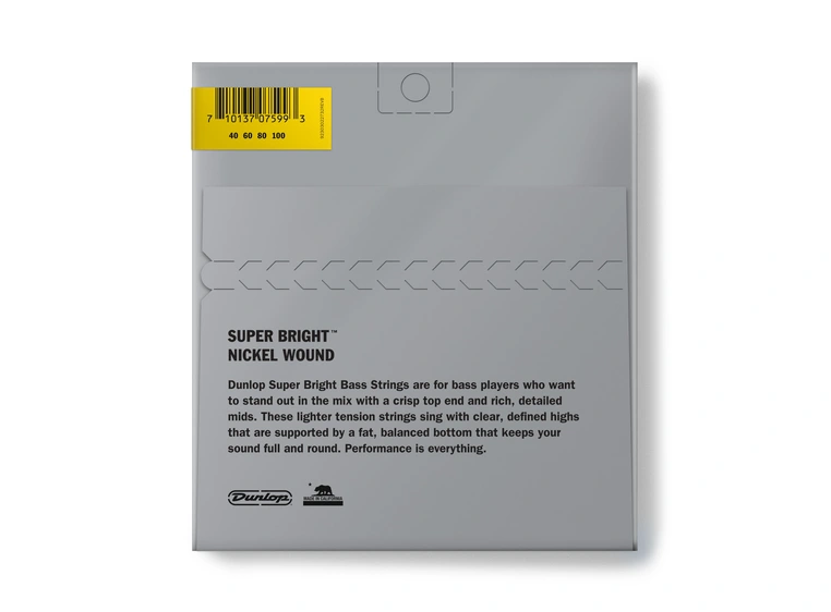 Dunlop DBSBN40100 Basstr Super Bright .040-.100 