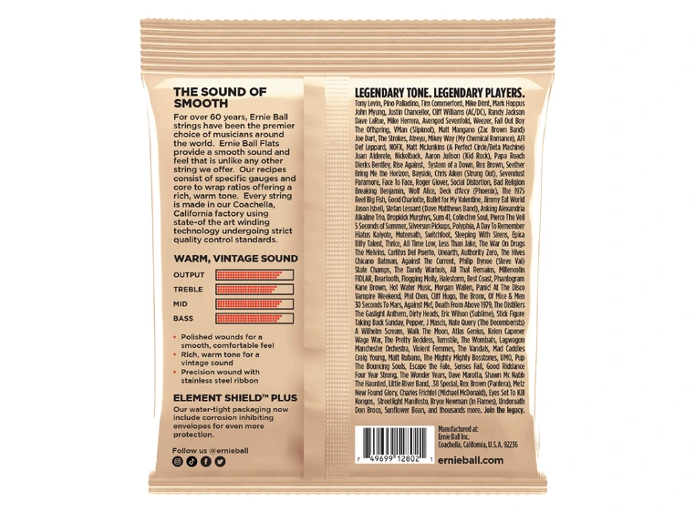 Ernie Ball EB-2802 Flatwound Firm (055-110) 