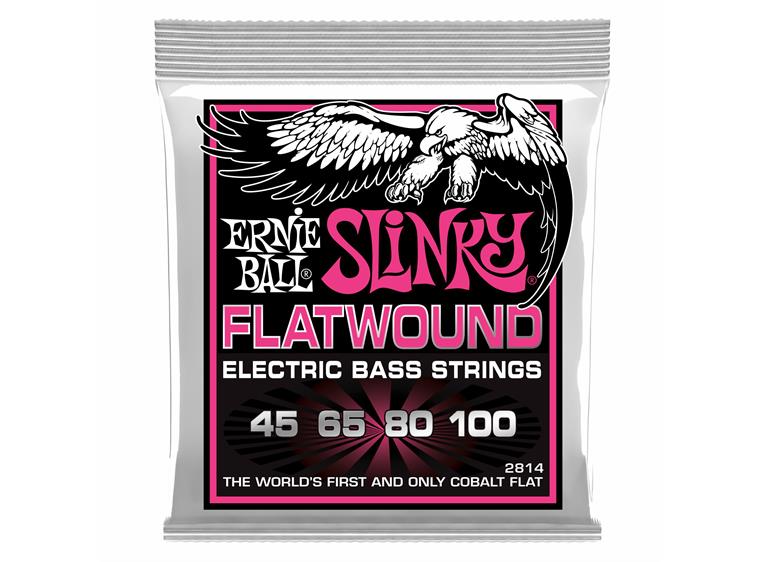 Ernie Ball EB-2814 bass flat kobolt sett (045-100)