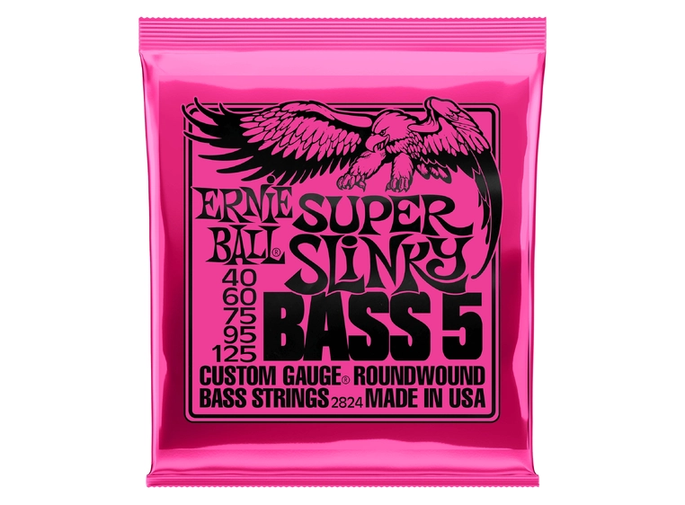 Ernie Ball EB-2824 Roundwound 5-string Super Slinky 040-125 