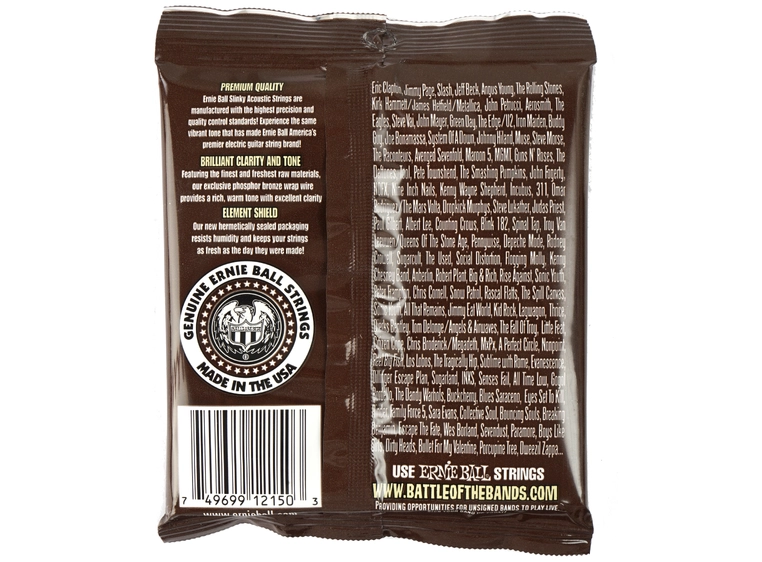 Ernie Ball EB-2150 Extra Slinky Acoustic (010-050) Slinky Acoustic 