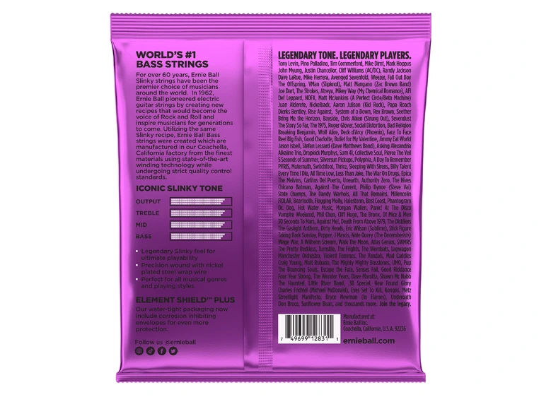 Ernie Ball EB-2831 Roundwound Power (055-110) Slinky 