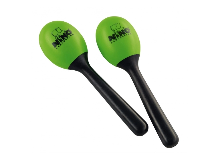 Nino Percussion 569-GG Egg-Maracas m/håndtak plast (2stk.) 