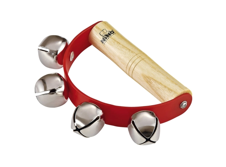 Nino Percussion NINO962 Sleigh Bells Bjellekrans med 4 Bjeller 