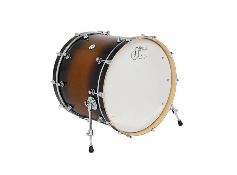 DW Design Series 18X22 Tobacco burst Laquer, Chrome HW 