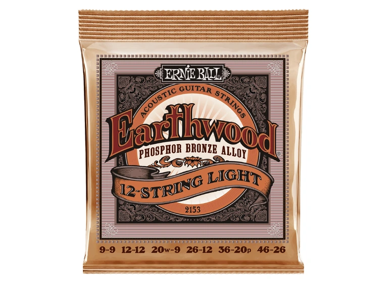 Ernie Ball EB-2153 Slinky Acoustic (009-046) 12-string Light 