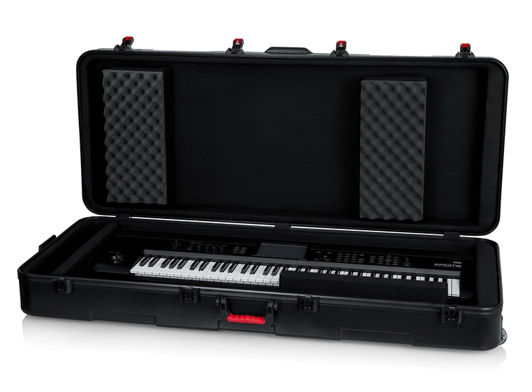 Gator GTSA-KEY76D DEEP 76-note TSA Keyboard Case w/ Wheels 
