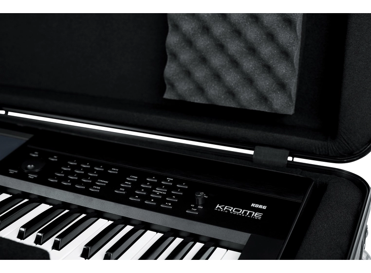 Gator GTSA-KEY76D DEEP 76-note TSA Keyboard Case w/ Wheels 