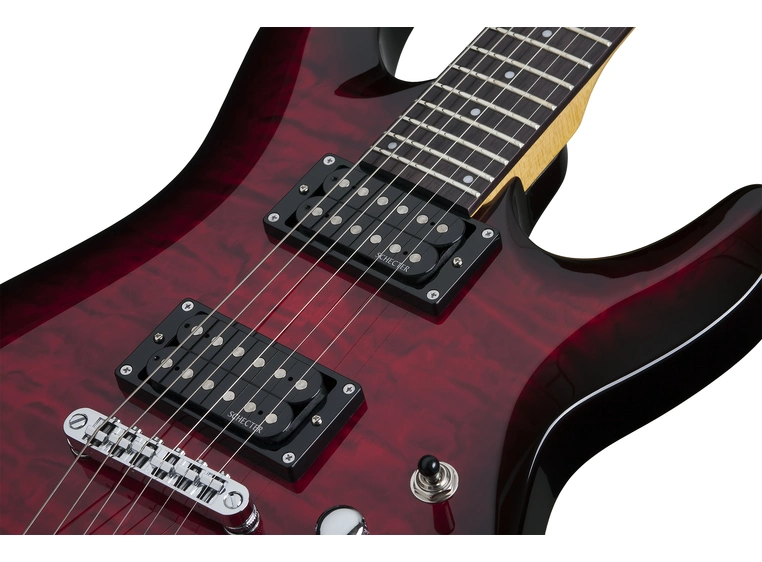 Schecter C-6 PLUS See-Thru Burst 