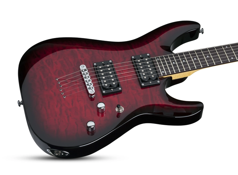 Schecter C-6 PLUS See-Thru Burst 