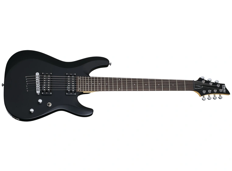 Schecter C-7 Deluxe Satin Black 