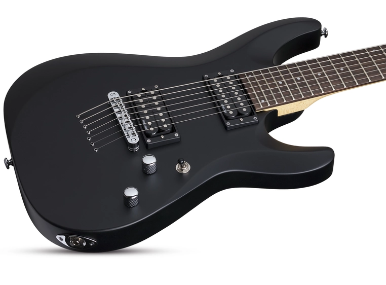 Schecter C-7 Deluxe Satin Black 