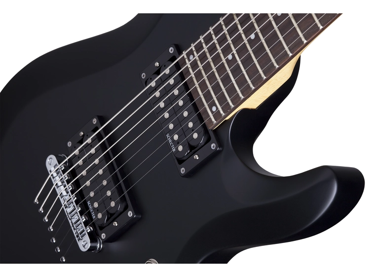 Schecter C-7 Deluxe Satin Black 