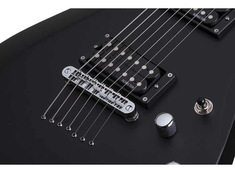 Schecter C-7 Deluxe Satin Black 