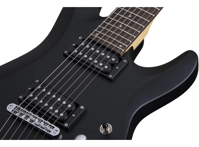 Schecter C-7 Deluxe Satin Black 