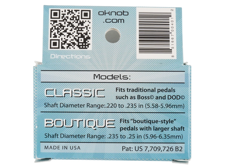 Option Knob Inc. Oknob Boutique Pedalratt for fot 