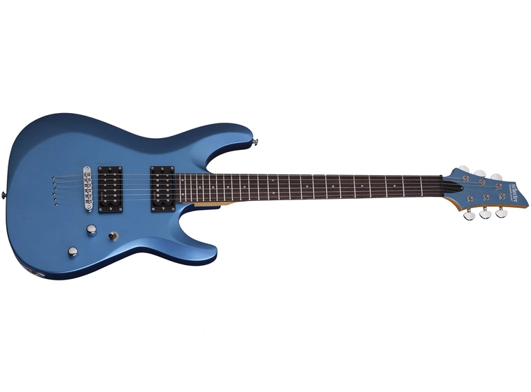 Schecter C-6 Deluxe Satin Metallic Light Blue 