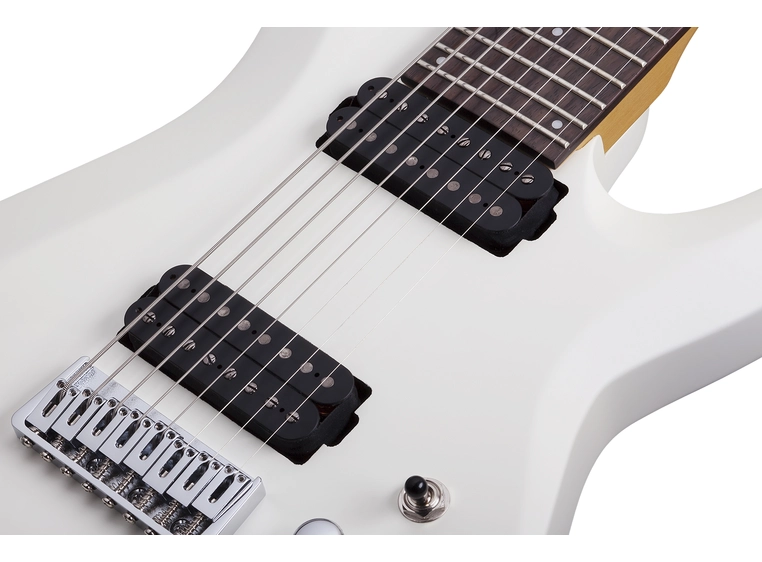 Schecter C-8 Deluxe Satin White 