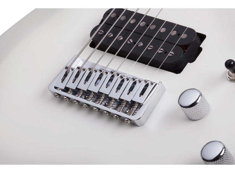 Schecter C-8 Deluxe Satin White 