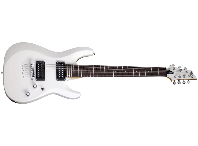 Schecter C-7 Deluxe Satin White 
