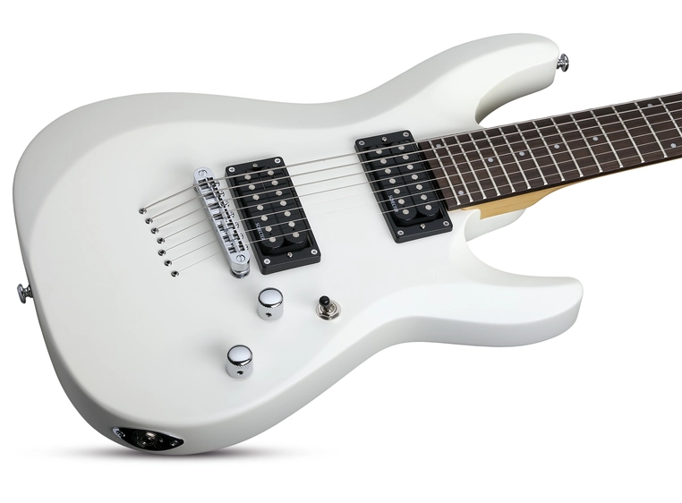 Schecter C-7 Deluxe Satin White 