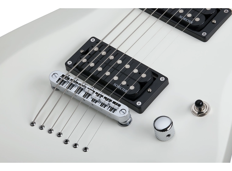 Schecter C-7 Deluxe Satin White 