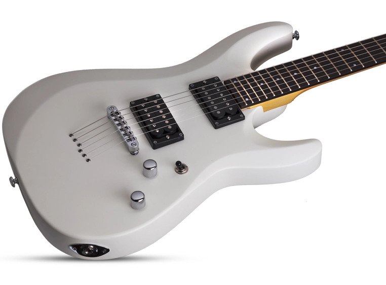 Schecter C-6 Deluxe Satin White 