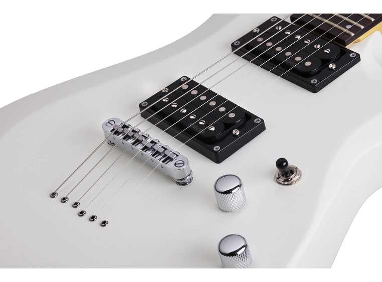 Schecter C-6 Deluxe Satin White 