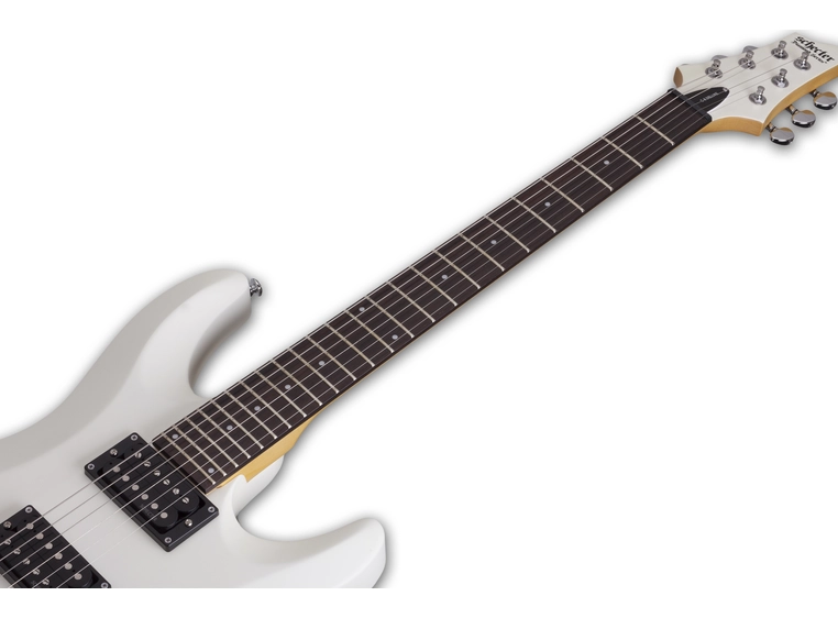Schecter C-6 Deluxe Satin White 