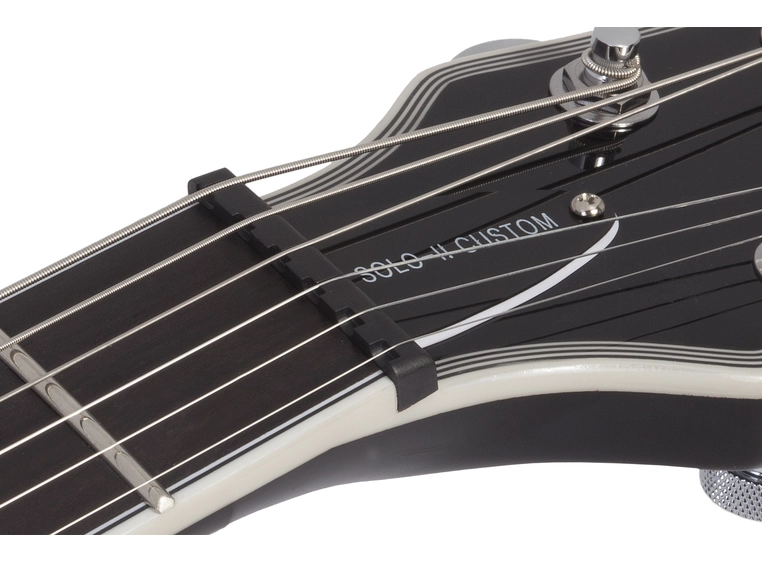 Schecter CUSTOM Solo-II Gloss Natural/Gloss Black 
