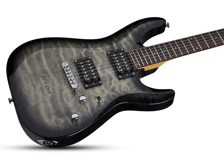 Schecter C-6 PLUS Charcoal Burst 