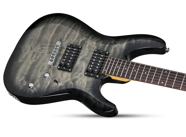 Schecter C-6 PLUS Charcoal Burst 