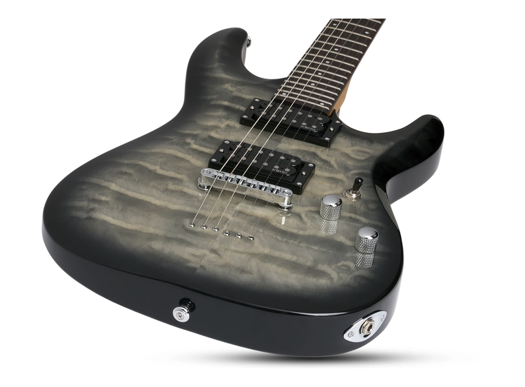 Schecter C-6 PLUS Charcoal Burst 