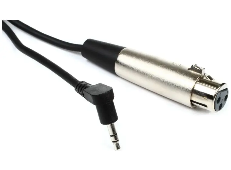 Hosa St.mj. vinkel  XLR/hun 30 cm 