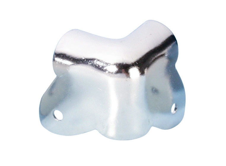 Case Corner two-leg nickel-plated 