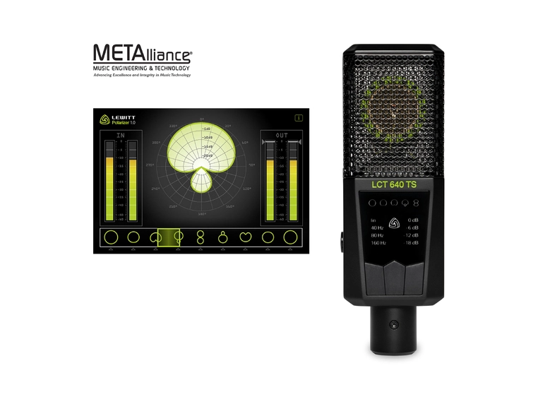 Lewitt LCT 640 TS Kondensatormikrofon Twin system med dual output mode 